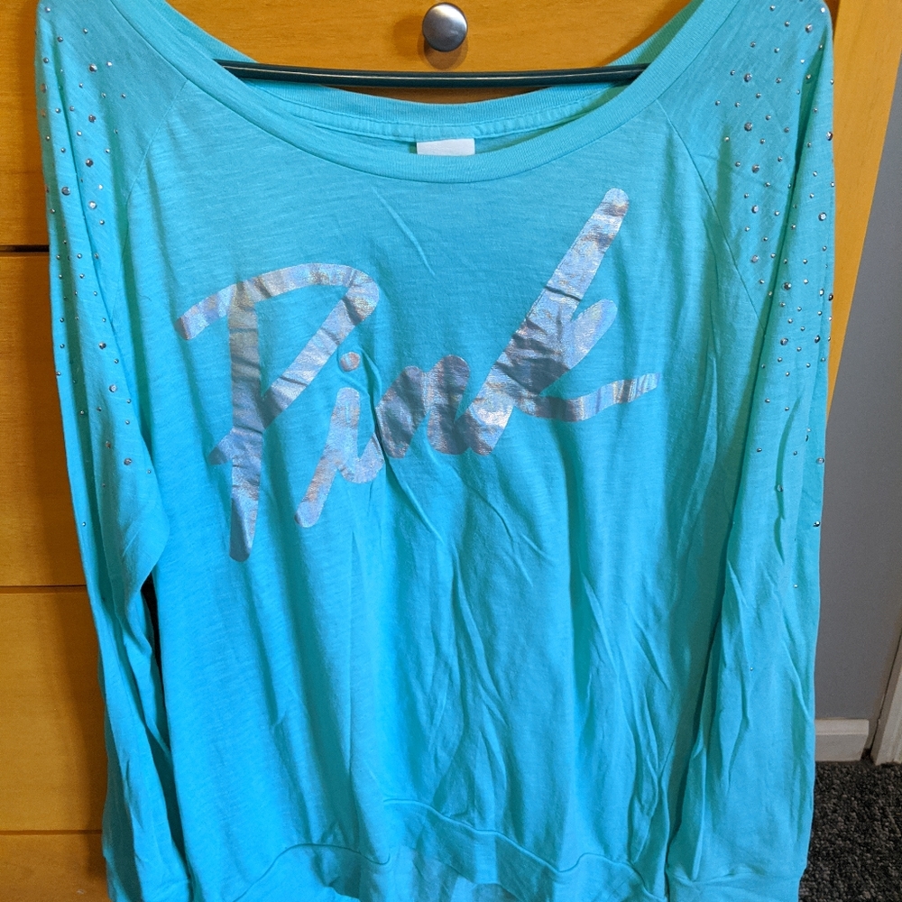 Pink long sleeve tee